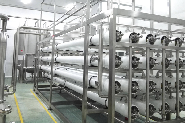 The ultrafiltration membrane of Yankuang desalted water project has been installed, and the water yield meets the design requirements.